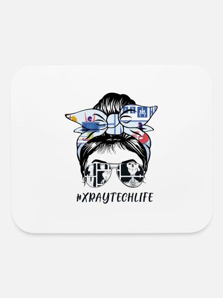Xray tech life - Mouse pad Horizontal - white - Front