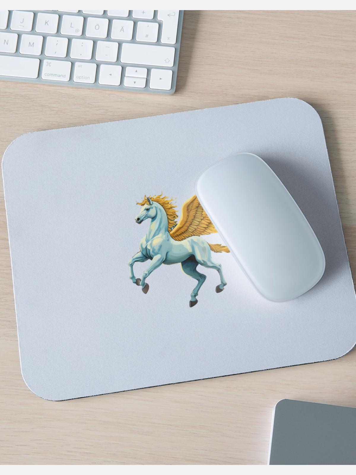 Pegasus - Mouse pad Horizontal - white - Front
