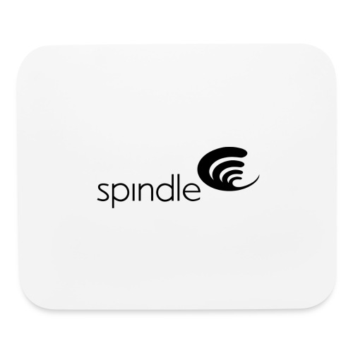 Spindle Logo Blk - Mouse pad Horizontal