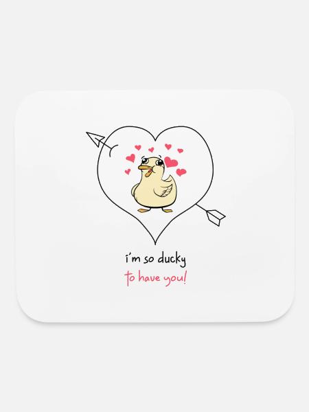 I m So Ducky To Have You - Mouse pad Horizontal - white - Front