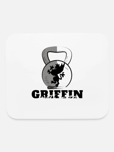 Griffin Fitness - Mouse pad Horizontal - white