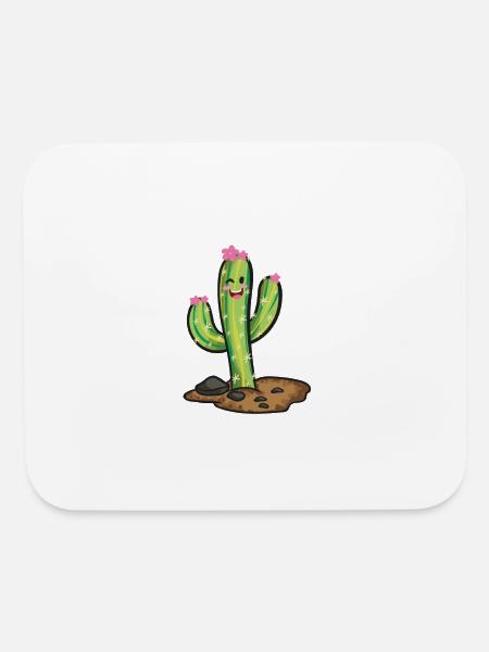 Prickly But Precious Funny Cacti Gift Cute Girls - Mouse pad Horizontal - white - Front