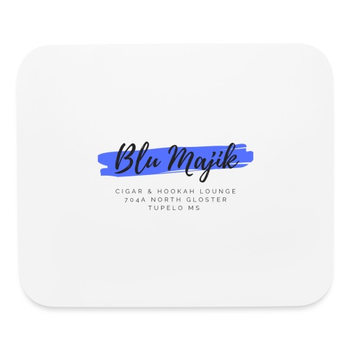 BM Logo THE BOSS (Black/Blue) - Mouse pad Horizontal