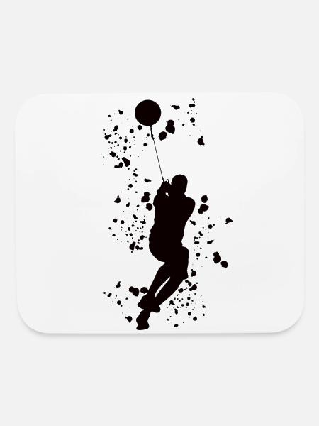 Hammer Thrower Colorsplash Hammer Throw - Mouse pad Horizontal - white - Front