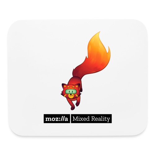 Foxr Walking (black MR logo) - Mouse pad Horizontal