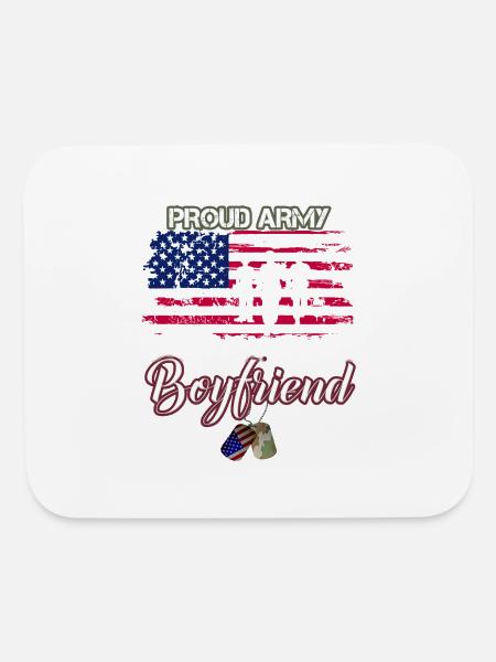 Proud Army National Guard - Mouse pad Horizontal - white - Front