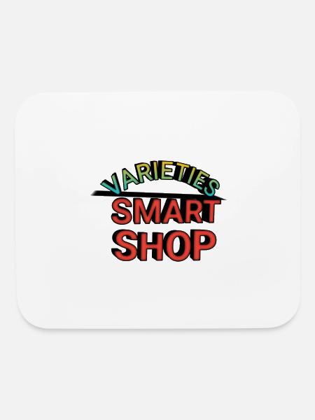 Varieties smart shop logo design - Mouse pad Horizontal - white