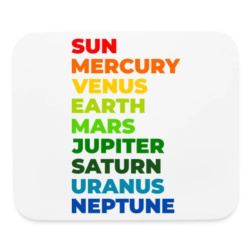 Color the solar system - Mouse pad Horizontal