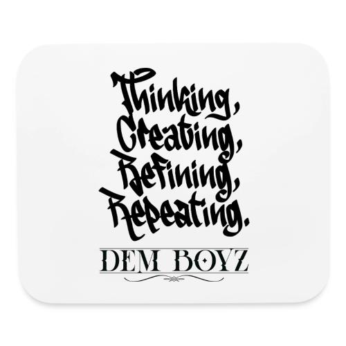 Thinking, Creating, Refining, Repeating - Mouse pad Horizontal