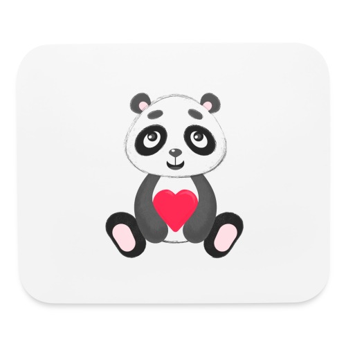 Sweetheart Panda - Mouse pad Horizontal