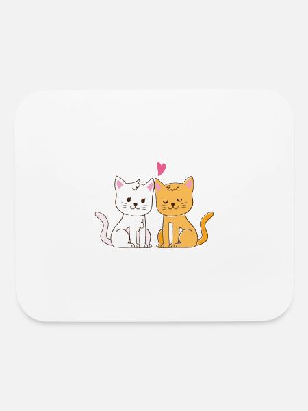 cat lady, catfish, Catcher, catalan, kitten, catap - Mouse pad Horizontal - white - Front
