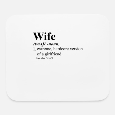 Wife Funny dictionary definition' Mouse Pad | Spreadshirt