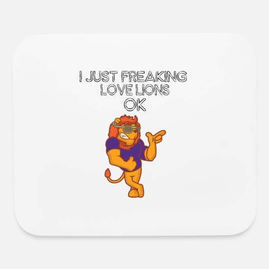 Lion Love Quotes Gift' Mouse Pad | Spreadshirt