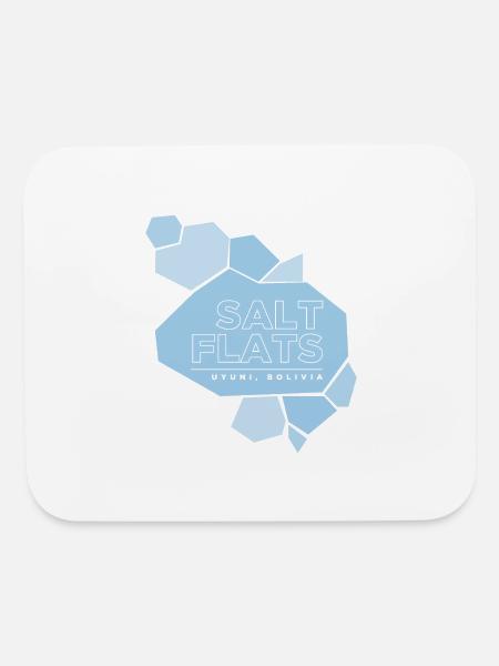 Salt Flats - Uyuni, Bolivia - Mouse pad Horizontal - white - Front