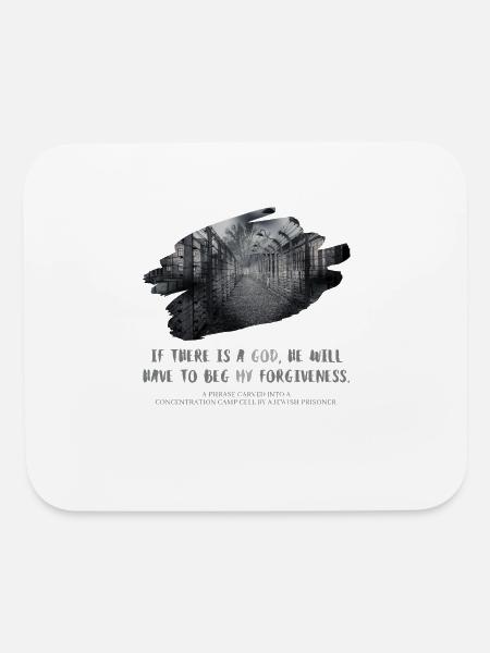 He Will Have to Beg My Forgiveness - Mouse pad Horizontal - white - Front