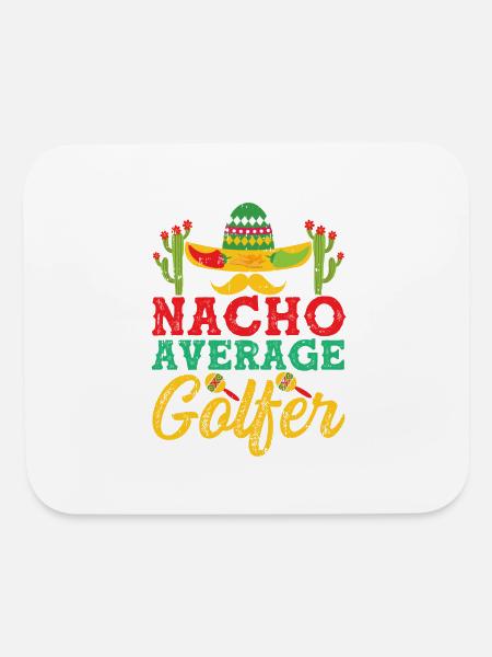 Golf - Mouse pad Horizontal - white - Front