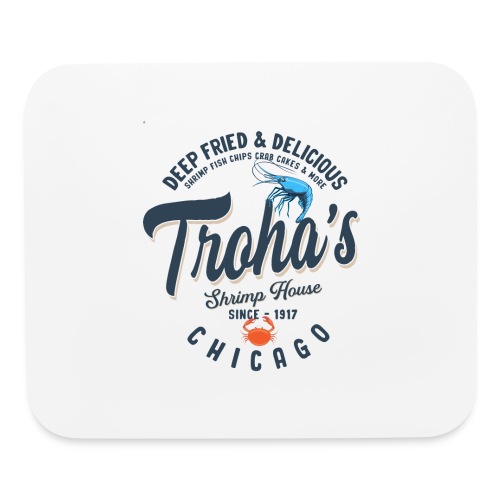 Deep Fried & Delicious design light colored shirts - Mouse pad Horizontal
