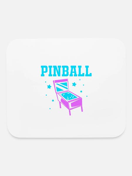 Funny Pinball Player Gamer Born To Play - Mouse pad Horizontal - white - Front