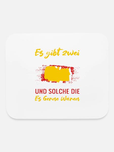 There Are Two Kinds Of People Wilhelmshavener - Mouse pad Horizontal - white - Front