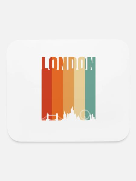 I Love London Gift Idea - Mouse pad Horizontal - white - Front