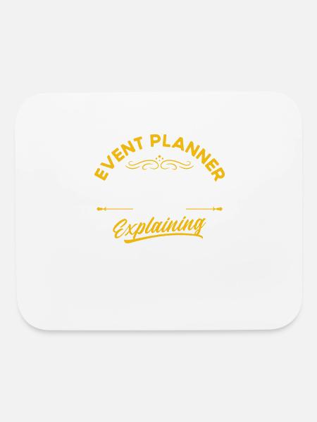 Event Planner Wedding Party Planner Event Manager - Mouse pad Horizontal - white - Front