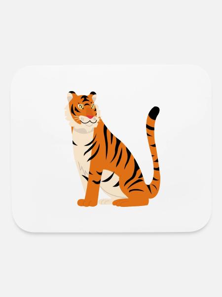 Tiger kings - Mouse pad Horizontal - white - Front