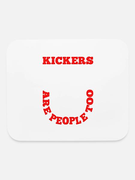 Kickers Are People Too 27 - Mouse pad Horizontal - white - Front