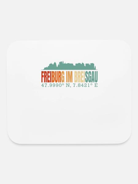 Gelsenkirchen Germany - Mouse pad Horizontal - white - Front