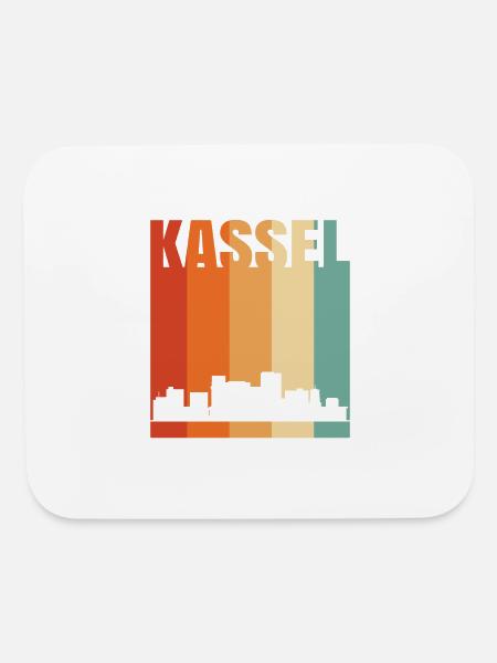 Kassel Germany - Mouse pad Horizontal - white - Front
