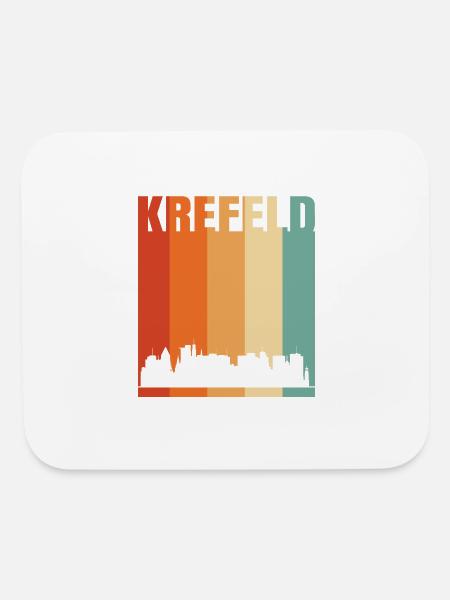 Krefeld Germany - Mouse pad Horizontal - white - Front