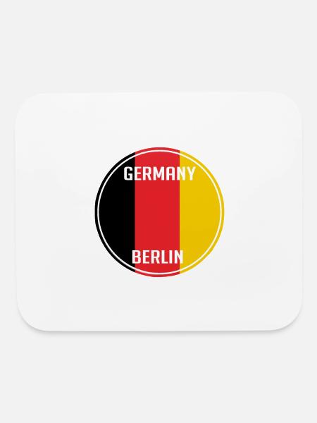 Germany Berlin - Mouse pad Horizontal - white - Front
