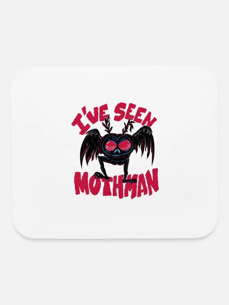 I have seen mothman I have seen mothman inspiratio - Mouse pad Horizontal - white - Front