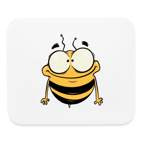 Happy bee - Mouse pad Horizontal