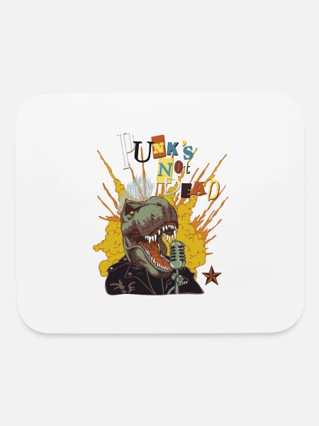 skeleton Bone Skull - Mouse pad Horizontal - white - Front