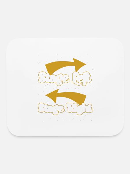 Stage Musical Theatre Musical - Mouse pad Horizontal - white - Front