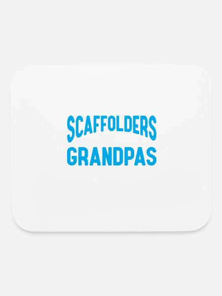 Scaffolder Gift Craftsman Job Scaffolder - Mouse pad Horizontal - white - Front