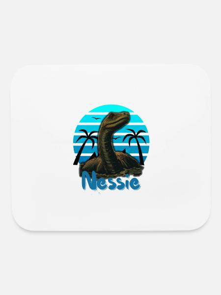 Beyond the Surface Nessie, Loch Ness - Mouse pad Horizontal - white - Front