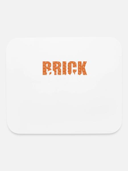Brick Layer Craftsman Profession - Mouse pad Horizontal - white - Front