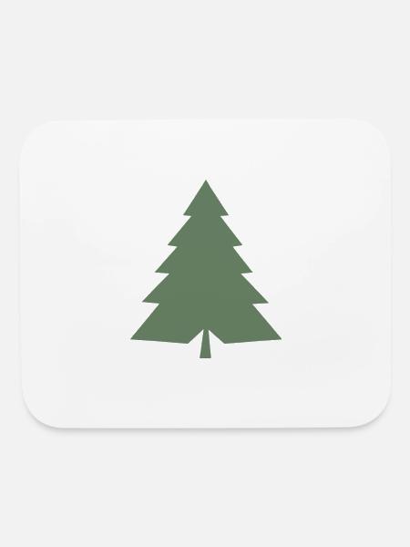 Versatile Magic: Colorful Polygon Pine Tree - Mouse pad Horizontal - white - Front