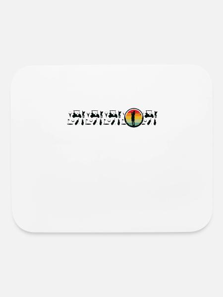 Golf Golf Player Golfing Golf Ball - Mouse pad Horizontal - white - Front