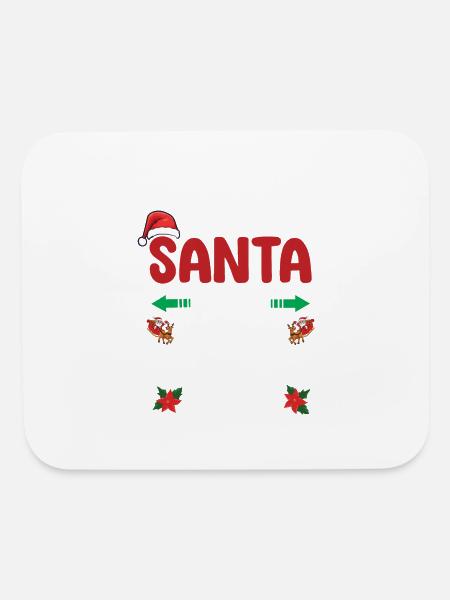 Dear Santa They Are Naughty Ones Christmas Matchin - Mouse pad Horizontal - white - Front