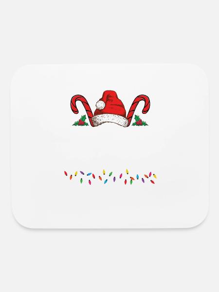 Most Likely To Be The Last One Up Christmas Mornin - Mouse pad Horizontal - white - Front