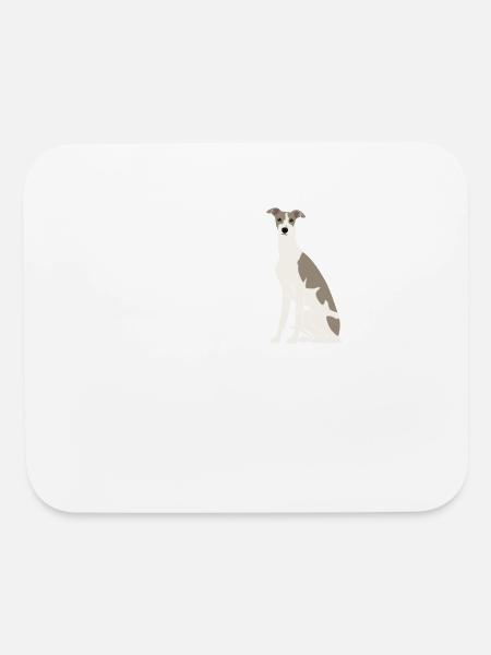 Italian Greyhounds Sleek slender dog lover - Mouse pad Horizontal - white - Front