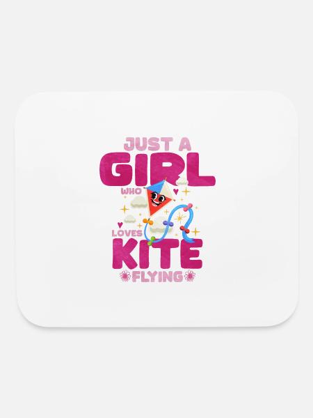 Kite Flying - Mouse pad Horizontal - white - Front