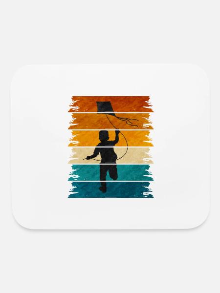 Kite Flying - Mouse pad Horizontal - white - Front