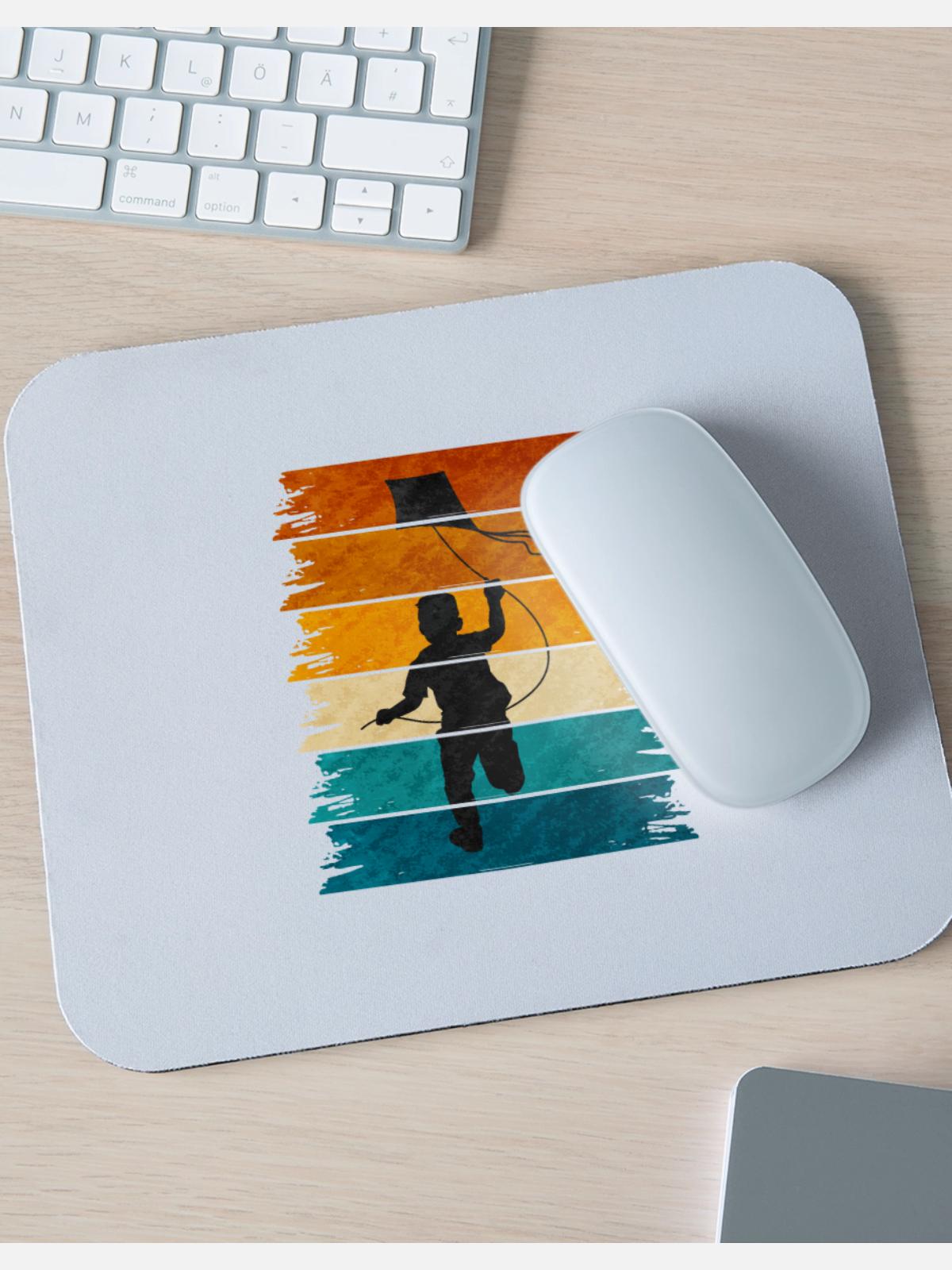 Kite Flying - Mouse pad Horizontal - white - Front