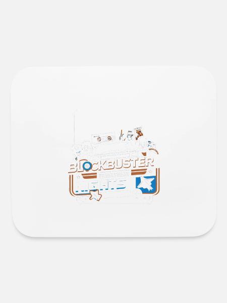 Soirées Blockbuster - Tapis de souris - blanc - Devant