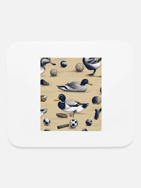 duck - Mouse pad Horizontal - white - Front