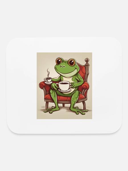 frog - Mouse pad Horizontal - white