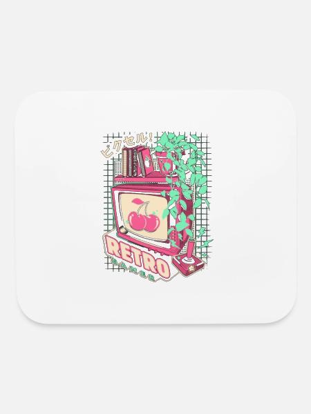 Retro Gamer - Mouse pad Horizontal - white - Front